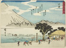 Numazu, from the series "Fifty-three Stations of the Tokaido (Tokaido gojusan tsugi)..., c. 1837/42. Creator: Ando Hiroshige.