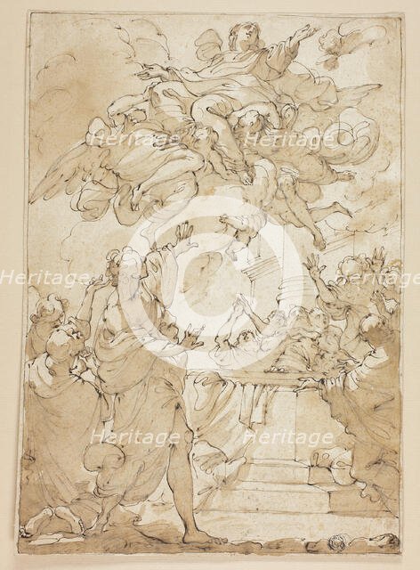 Assumption of the Virgin, c. 1780. Creator: Ubaldo Gandolfi.