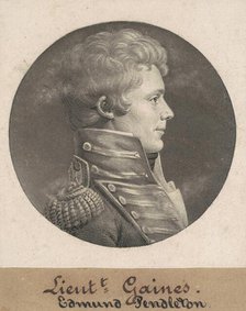 Edmund Pendleton Gaines, 1807-1808. Creator: Charles Balthazar Julien Févret de Saint-Mémin.