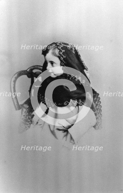 Grand Duchess Anastasia Mikhailovna of Russia, 1865. Artist: Unknown