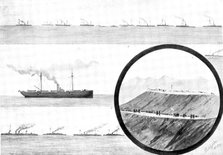 The War in Eastern Asia: sketches off Wei-Hai-Wei, 1895. Creator: George Meisenbach.