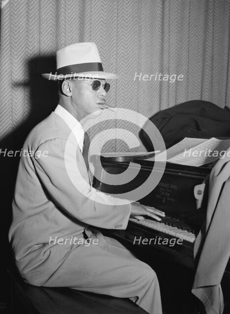 Portrait of Earl Hines, New York, N.Y., ca. Mar. 1947. Creator: William Paul Gottlieb.