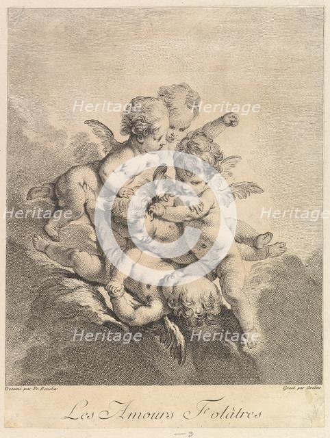 Children playing, 1750. Creator: Pierre Alexandre Aveline.