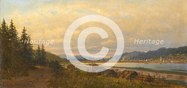 View of Verkh-Neyvinsky, ca 1877. Creator: Vereshchagin, Pyotr Petrovich (1836-1886).