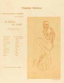 Le Repas du lion, 1897. Creator: Auguste Rodin.