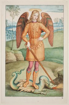 The Archangel Michael, 1836. Creator: Franz August Schubert.