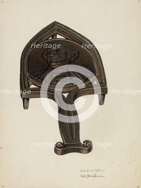 Trivet, c. 1942. Creator: Edward Bashaw.