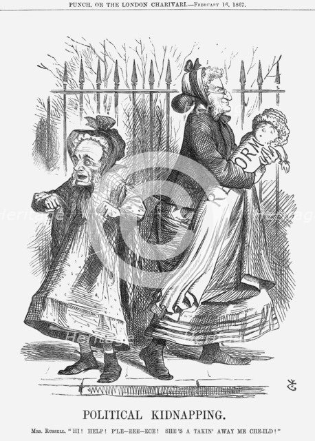 'Political Kidnapping', 1867. Artist: John Tenniel