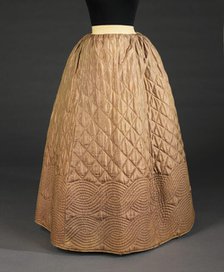 Petticoat, American, 1840-55. Creator: Unknown.