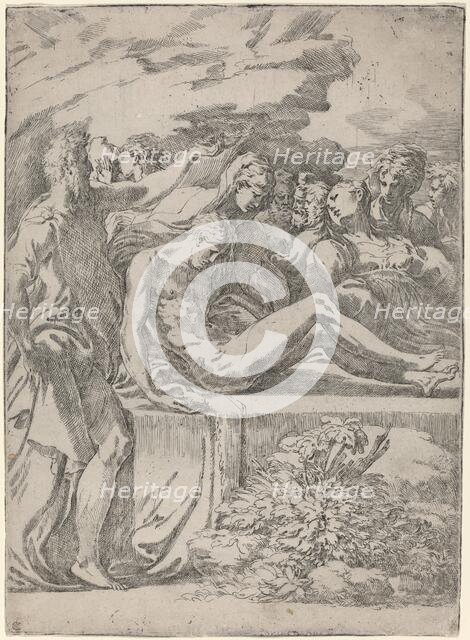 The Entombment, c. 1530. Creator: Parmigianino.