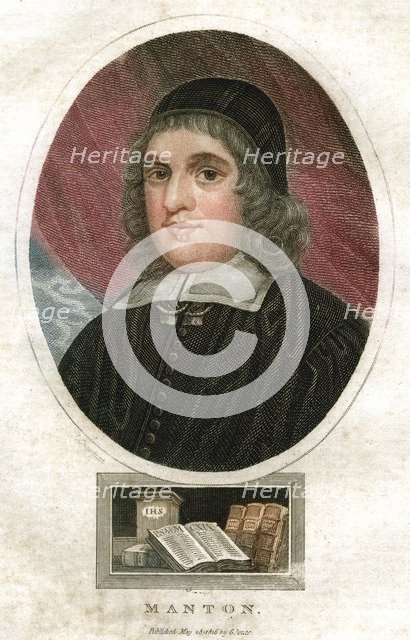 Thomas Manton, Puritan clergyman, (1816). Artist: J Chapman