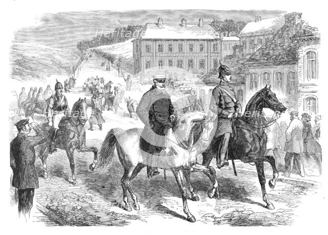 The War in Denmark: Marshal von Wrangel, the Prussian Commander-In-Chief, at Hadersleben..., 1864. Creator: Unknown.