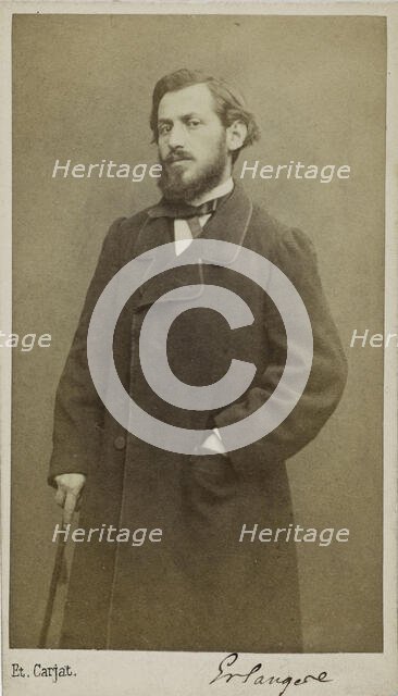 Portrait of the composer Camille Erlanger (1863-1919). Creator: Carjat, Étienne (1828-1906).