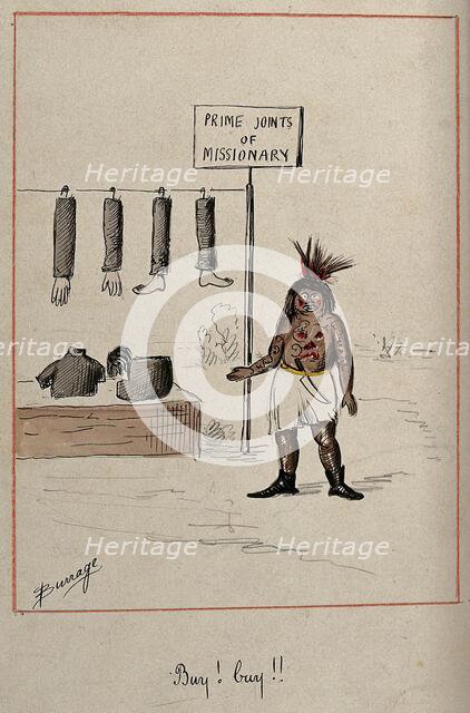 Prime Joints of Missionary - Buy! buy!, late 19th-early 20th century? Creator: Edwin Harcourt Burrage.