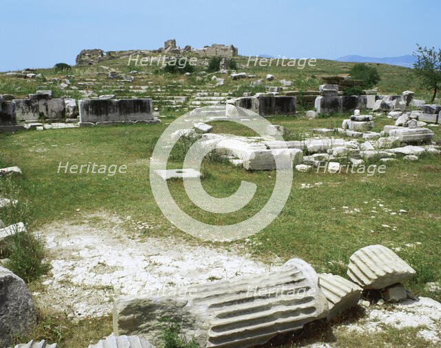 Temple of Athena, Troy IX stratum, Troy, Turkey, 2005. Creator: Unknown.