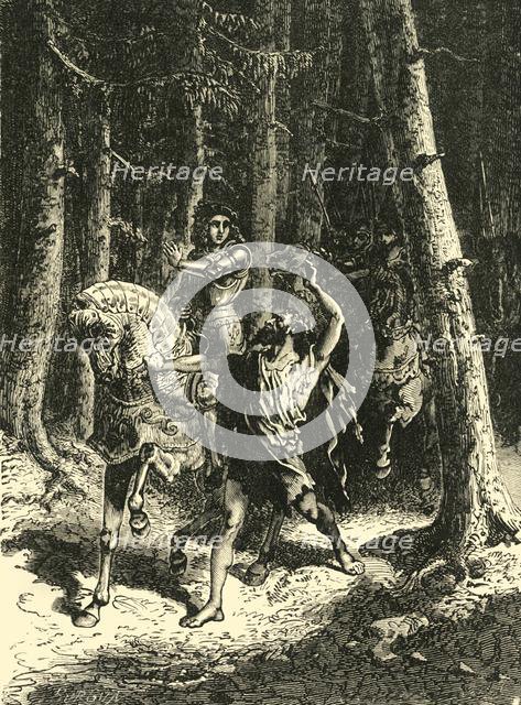 'Charles VI in the Forest of Le Mans', (1392,), 1890.   Creator: Unknown.