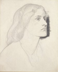 Portrait of Miss Ruth Herbert, Probably 1858. Artist: Dante Gabriel Rossetti.