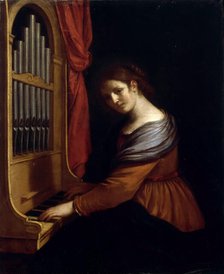 Saint Cecilia, 1642. Creator: Guercino (1591-1666).