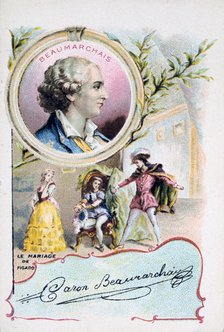 Beaumarchais and The Marriage of Figaro, 1784 (c1900). Artist: Unknown