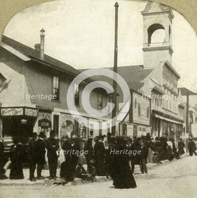 'Ferry landing from Oakland', 1906.  Creator: Unknown.