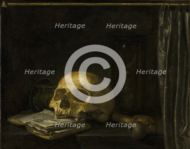 Vanitas Still Life, 1650. Creator: Anon.