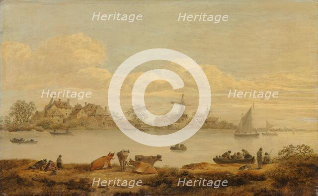 View of a River, c.1635. Creator: Anon.