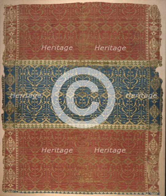 Fragment of a cenotaph cover, 1710-1711. Artists: Unknown, Husayn ibn Ali.