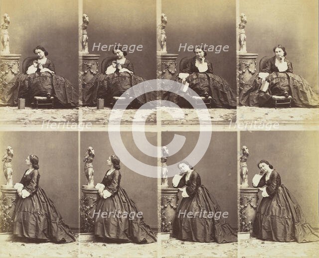 Berthe, 1862. Creator: André-Adolphe-Eugène Disdéri.