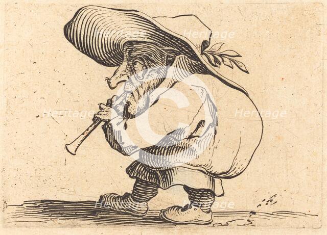 The Flageolet Player, c. 1622. Creator: Jacques Callot.