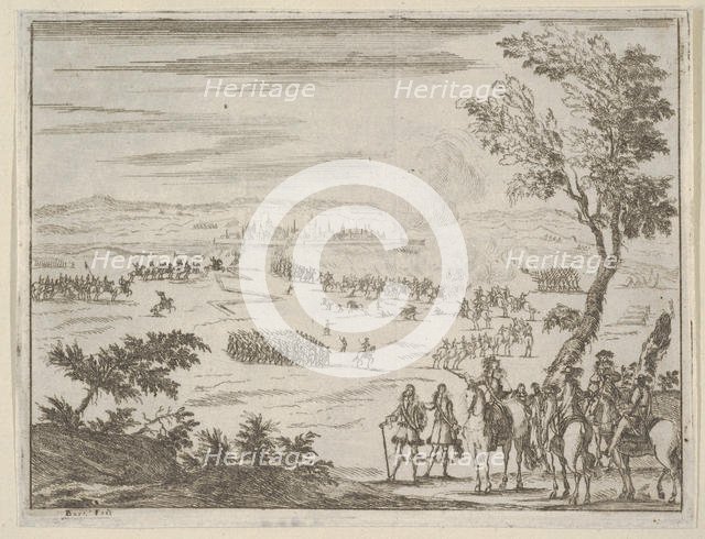 Francesco I d'Este and the French Army Besiege Valenza, which has Been Taken by the Spanis..., 1659. Creator: Bartolomeo Fenice.