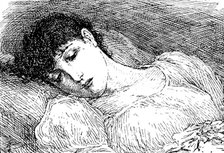 "Daydreams", G. H. Boughton, A.R.A. - Grosvenor Academy, 1890.  Creator: Unknown.
