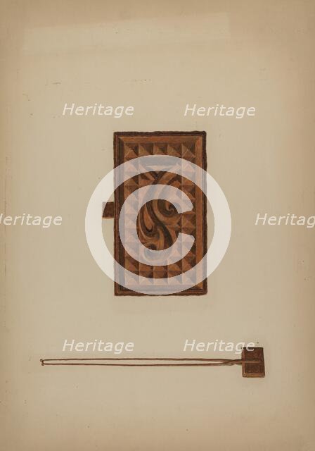 Waffle Iron, c. 1941. Creator: Ralph Russell.