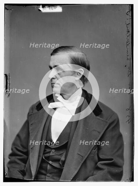 Rev. Dr. Byron Sunderland, between 1870 and 1880. Creator: Unknown.