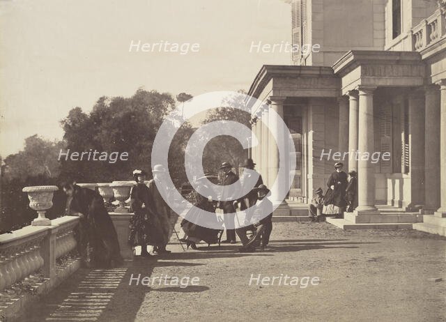 [Lord Brougham and his Family, Cannes], 1862. Creator: Charles Nègre.