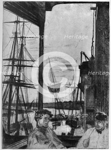 'Rotherhithe', 1860 (1904).Artist: James Abbott McNeill Whistler