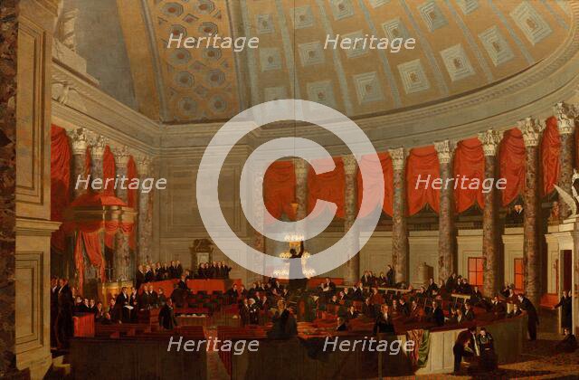 The House of Representatives, 1822, probably reworked 1823. Creator: Samuel Finley Breese Morse.
