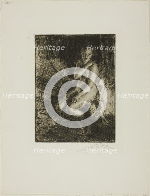 Berit, 1905. Creator: Anders Leonard Zorn.