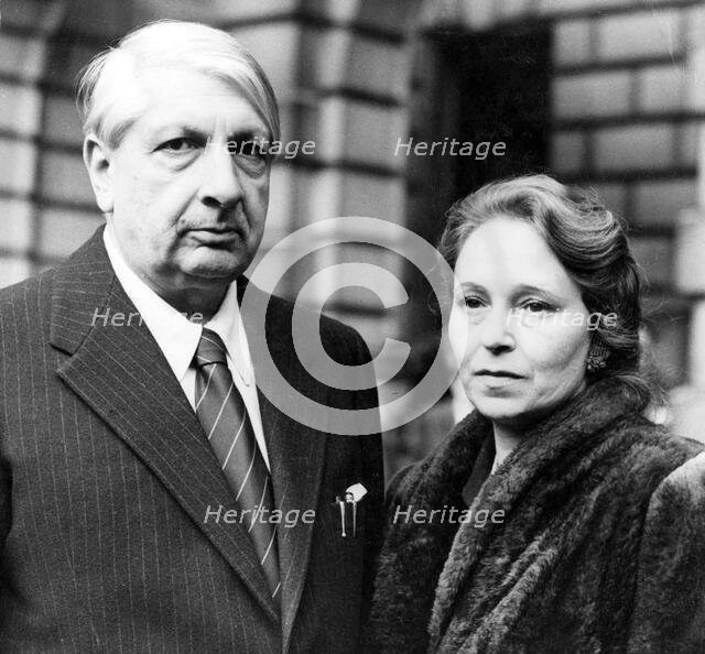 Giorgio De Chirico and his second wife, Isabella Pakszwer Far (1909-1990). Creator: Unknown photographer.