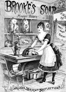 Advertisement for Brooke’s Soap, 1890. Creator: Unknown.