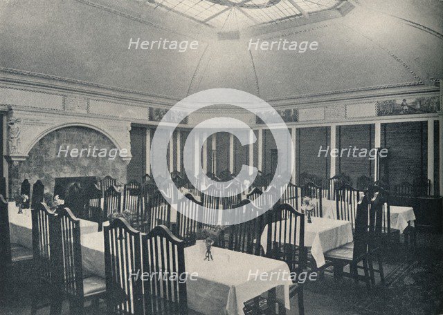 'The Morris Room at the Clarion Café, Manchester', c1911. Artist: Unknown.