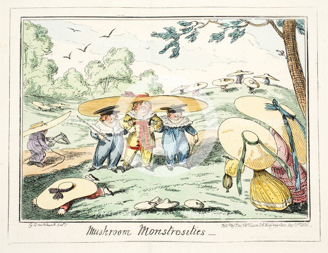 Mushroom Monstrosities, 1835.