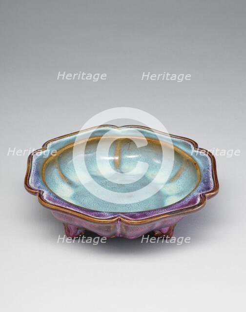 Saucer for a flower pot, late 1300s. Creator: Unknown.