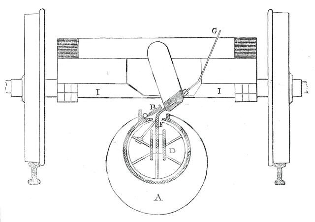 Cross section of the tube, &c., 1845. Creator: Unknown.