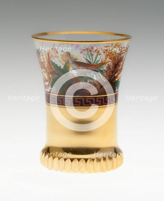 Beaker, Vienna, c. 1820/30 or later. Creator: In the style of Anton Kothgasser.