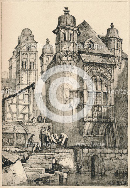 'Coblence', c1820 (1915). Artist: Samuel Prout.