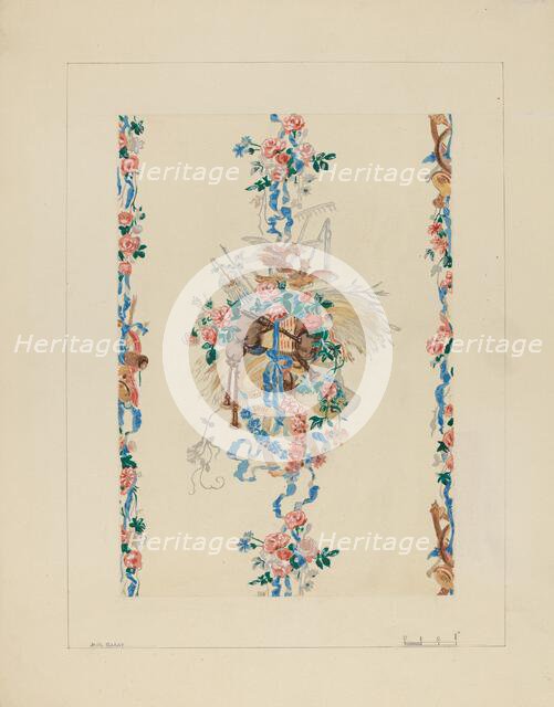 Wall Paper, c. 1937. Creator: John Garay.