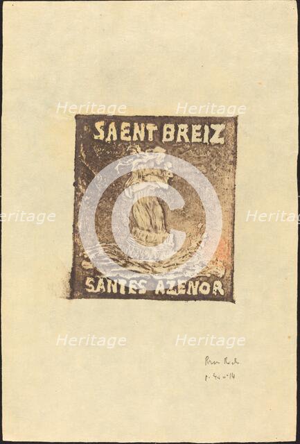 Sainte Azenor de Goelo. Creator: Pierre Roche.