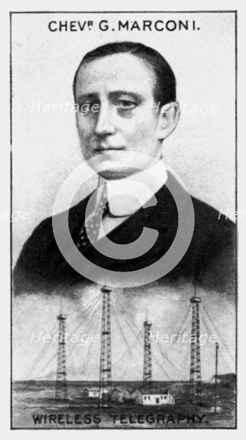 Guglielmo Marchese Marconi, Italian electrical engineer, (c1924). Artist: Unknown