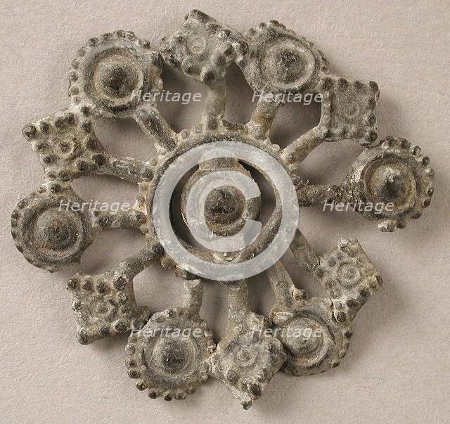 Badge with Martyrdom of Saint Edmund, British, 15th century. Creator: Unknown.