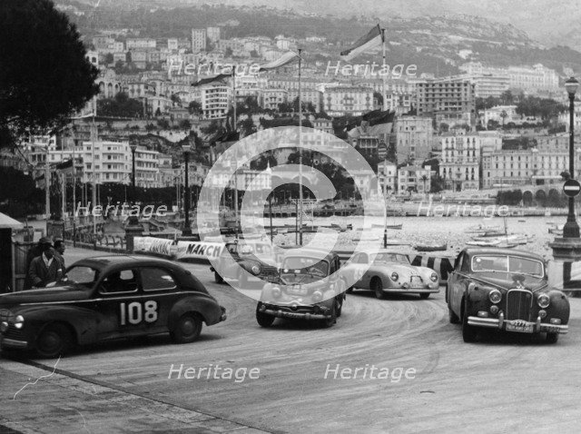The Monte Carlo Rally, Monaco, 1954. Artist: Unknown